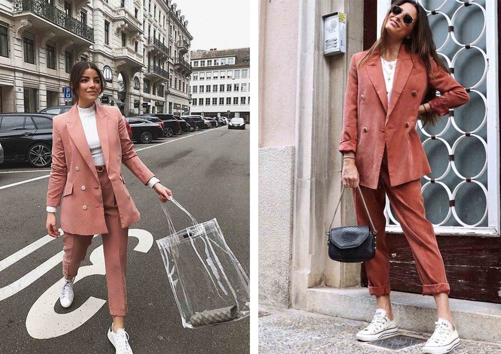 Women Suits and Sneaker Trend 