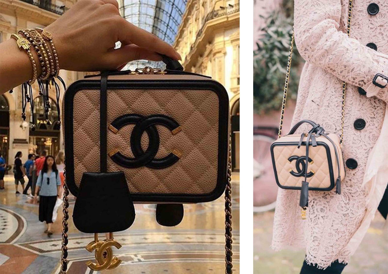 Chanel Vanity Case  pinterest Blancazh  Fashion Chanel handbags Chanel  vanity case