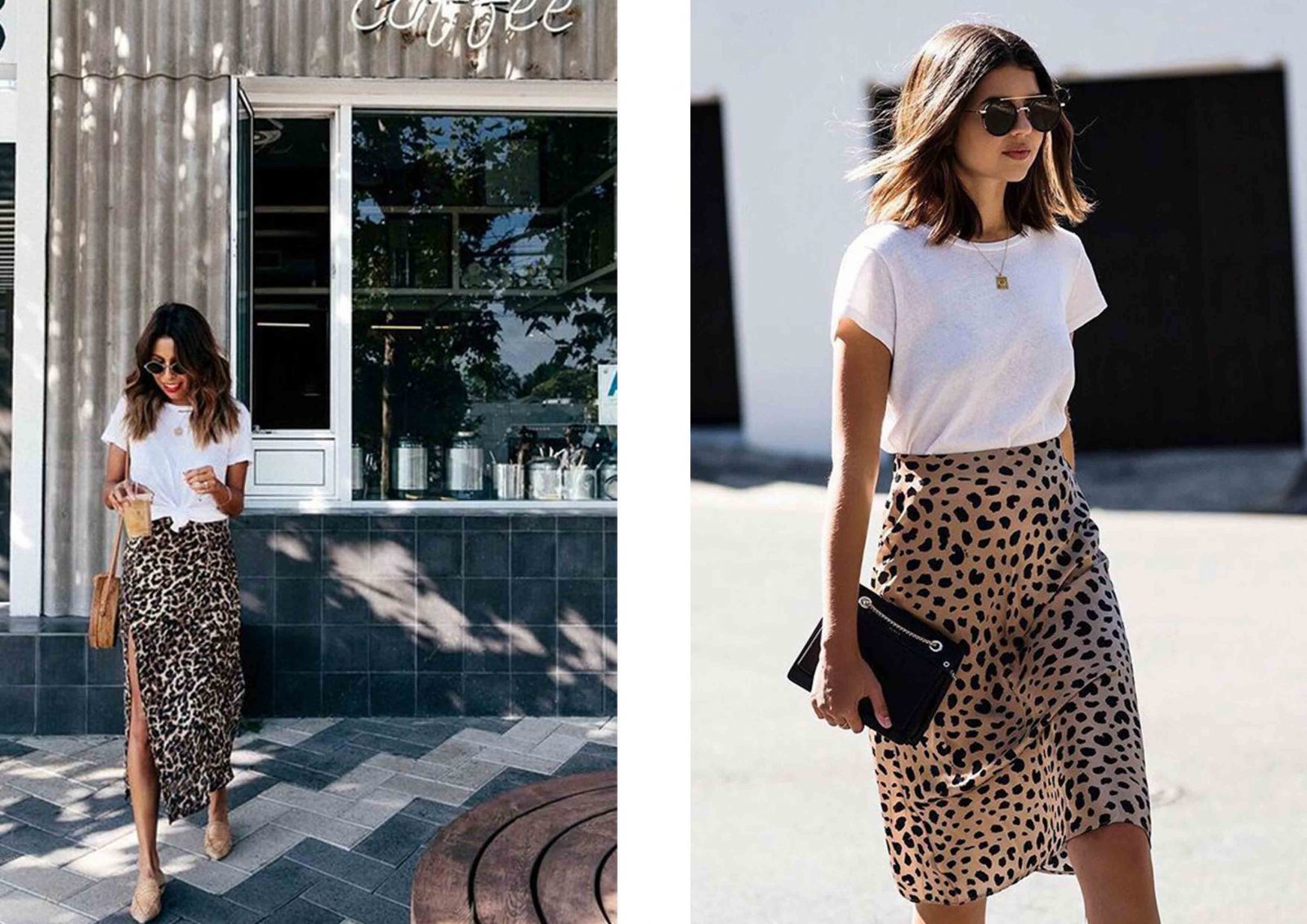 leopard print skirt