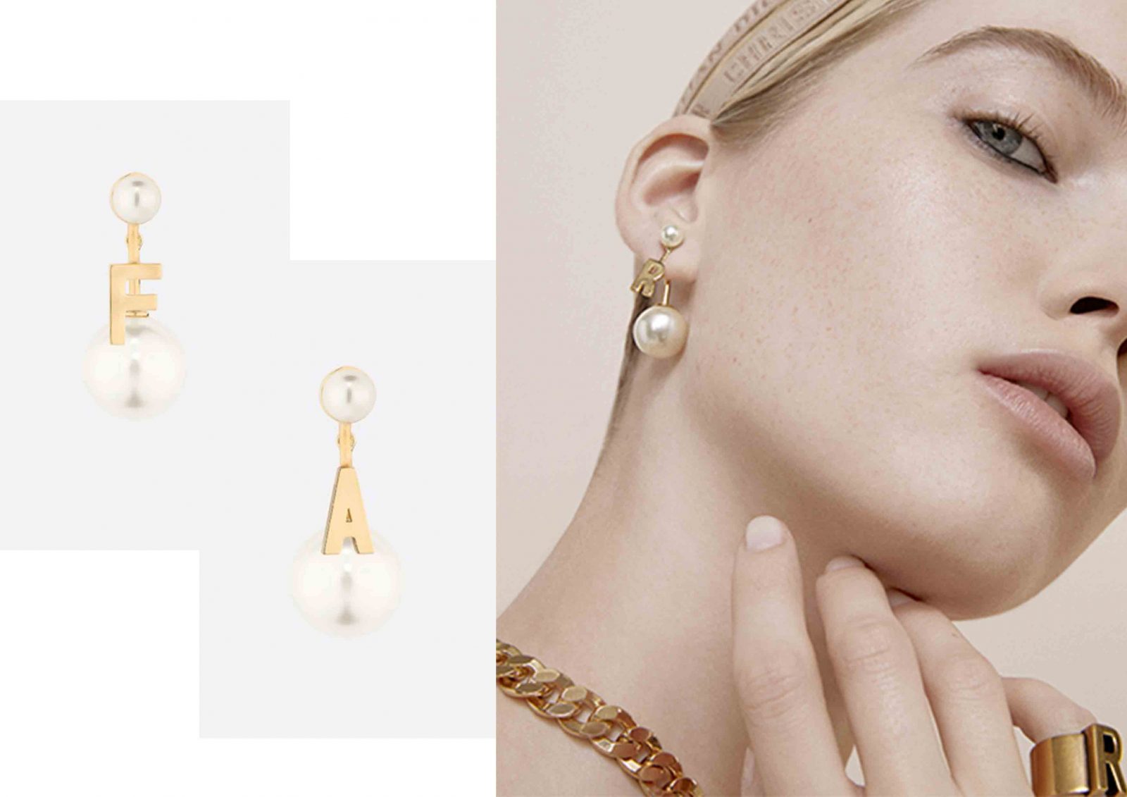 abc dior tribal earring