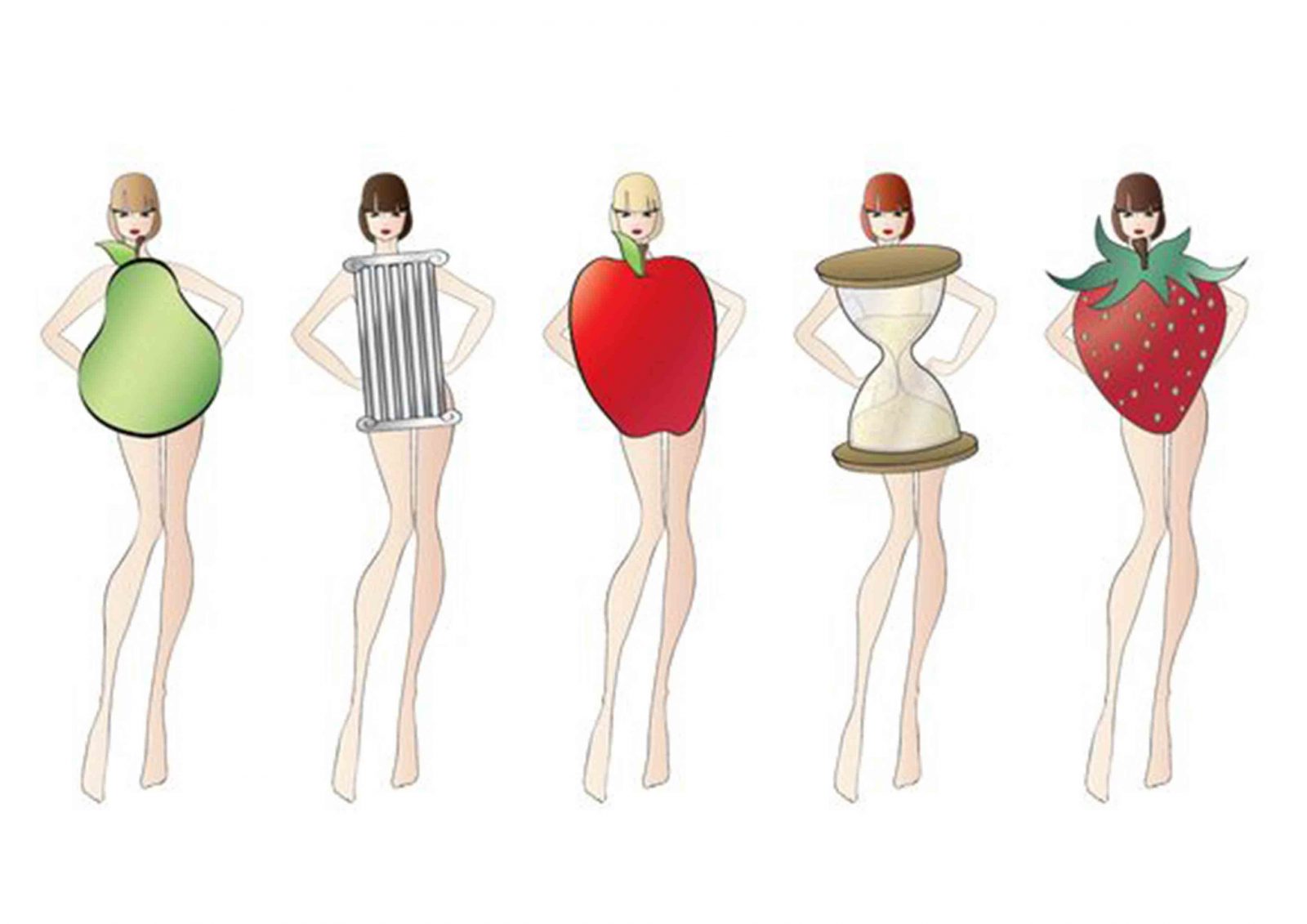 fruit body shapes
