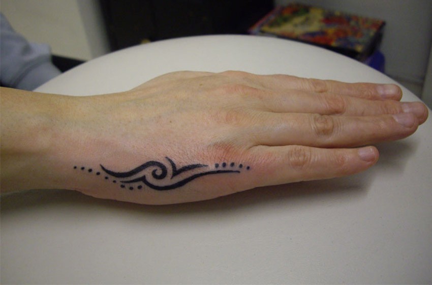 tribal hand tattoo 1 - FashionActivation
