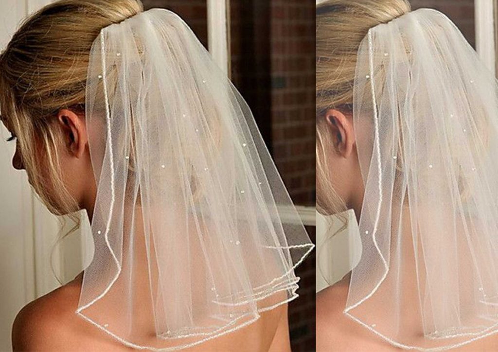 short wedding veils
