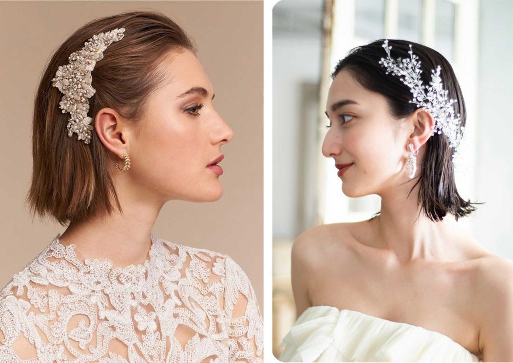 37 beautiful half up half down hairstyles for the modern bride - TANIA  MARAS | bridal headpieces + wedding veils