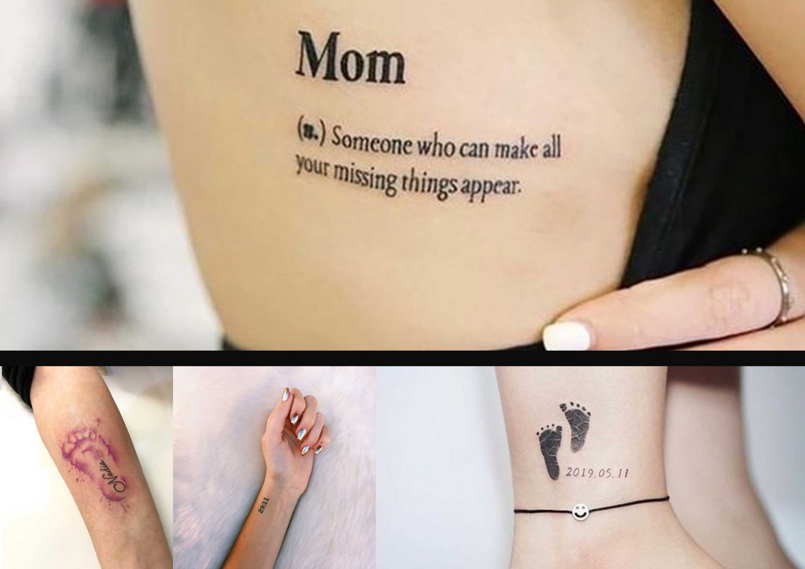 children's name tattoos for moms