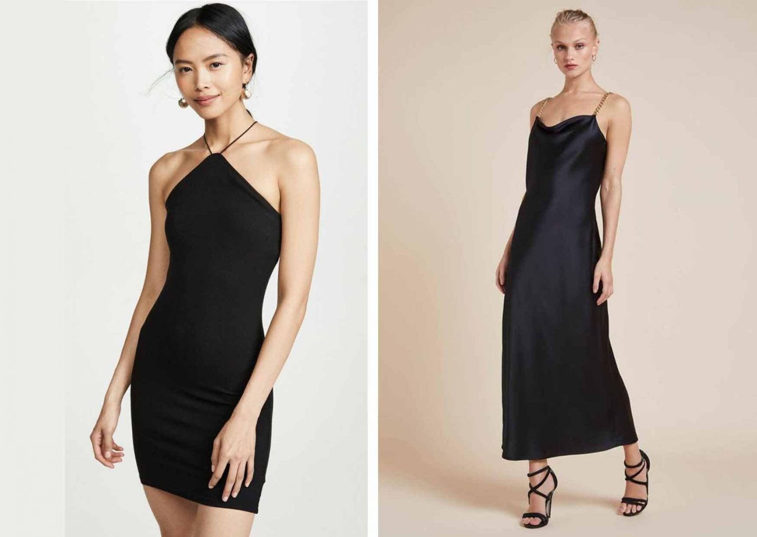 Black Silk Dress Suggestions - FashionActivation