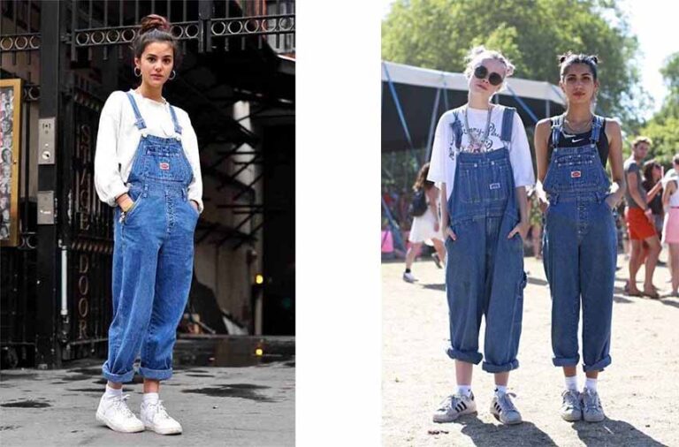 90s Overalls - Denim Overall Styling Guide - FashionActivation