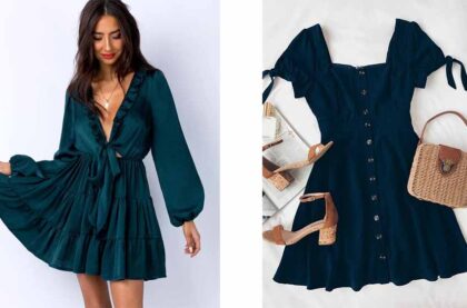 Teal Dress and More - Teal Fashion Guide - FashionActivation