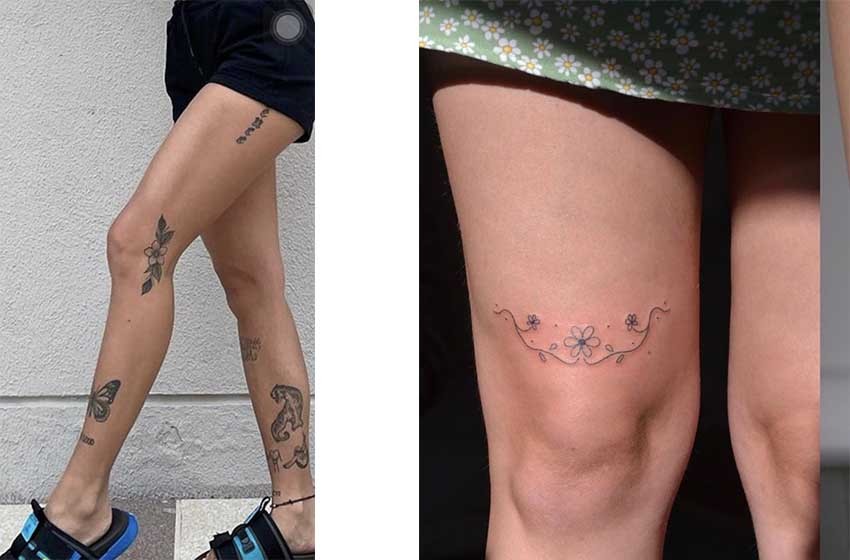 Above Knee Tattoo and Caring Tips - FashionActivation