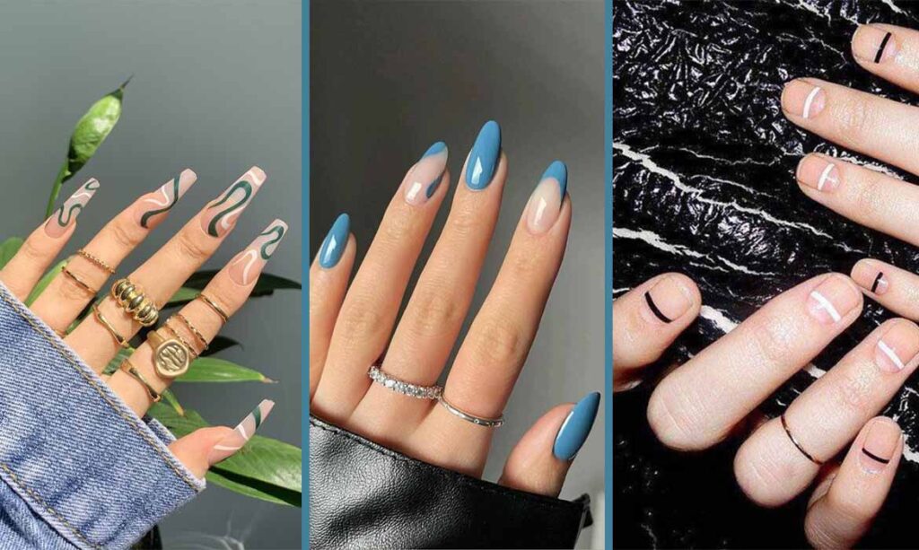 Line Nail Designs You Should Try - FashionActivation