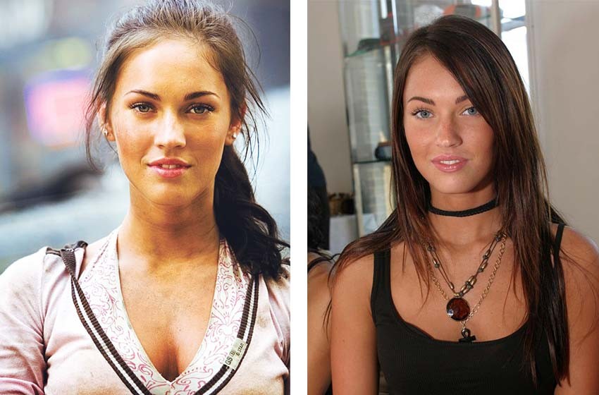 megan fox no makeup