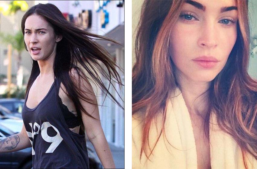 megan fox no makeup