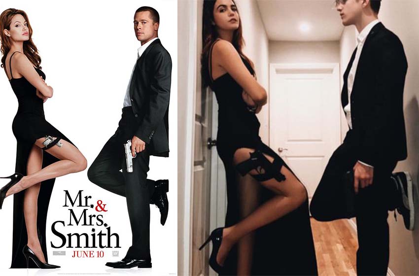 Mr and Mrs Smith. Merl Smit. 1)He.......with Mary, when Mrs Smith Cane in.