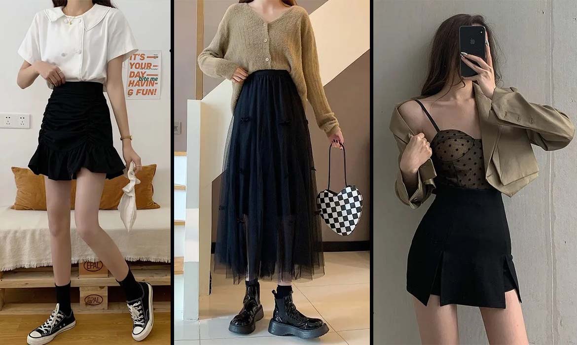 Black Skirt Outfit Ideas - FashionActivation