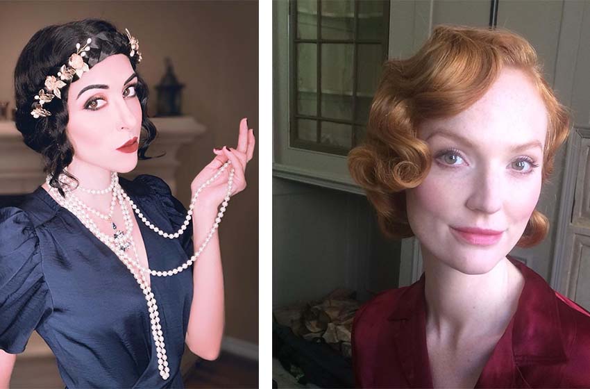 20s Hairstyles and Makeup