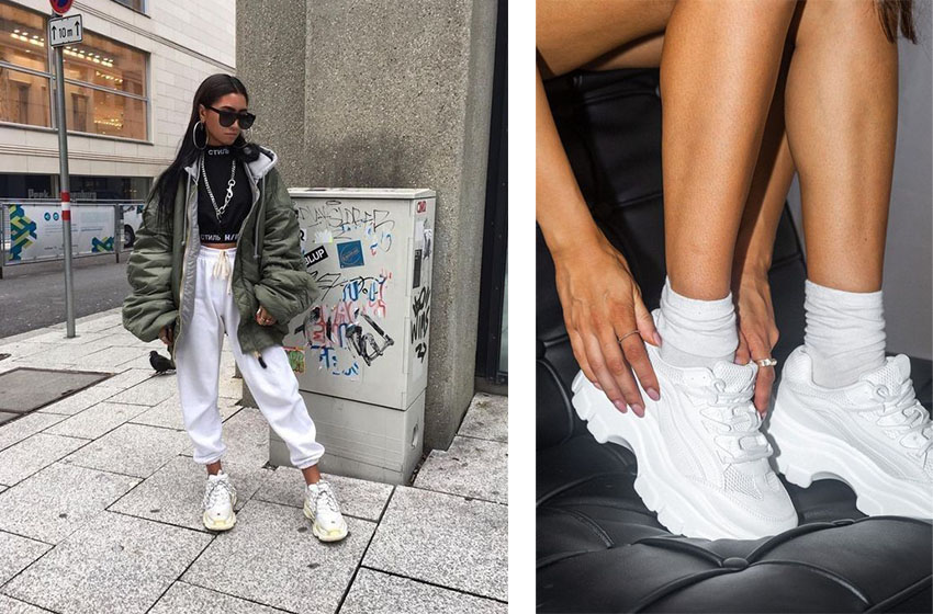 Chunky Sneakers for Baddie Outfits