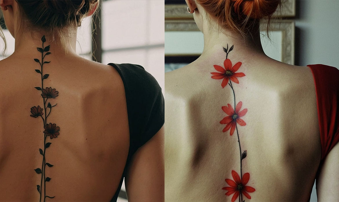 spine tattoos